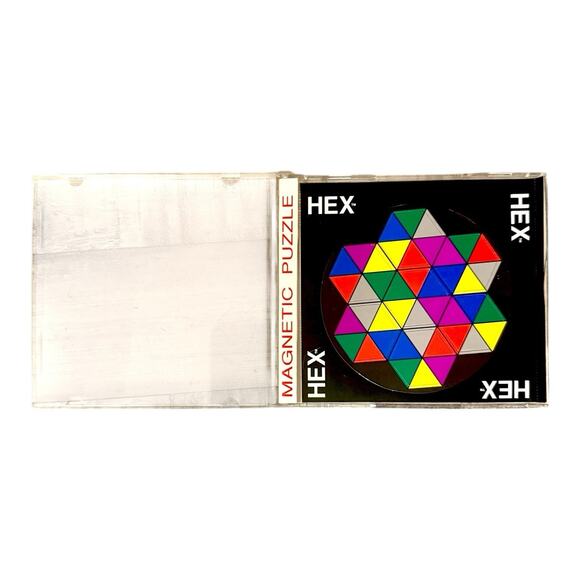 HEX Magnetic Puzzle by Binary Arts – Vintage Brain Teaser – New - Picture 6 of 6